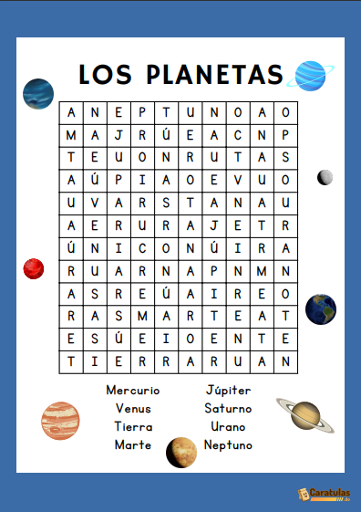 Sopa de Letras para Imprimir: Descargar Gratis en PDF 34 Sopa de Letras para Imprimir: Descargar Gratis en PDF